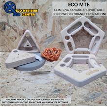 CLIMBING HANGBOARD PORTABLE SOLID WOOD (TRIANGLE/PENTAGON)