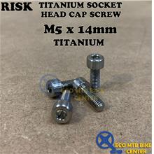 RISK Titanium Socket Head Cap Screw M5 TITANIUM Colors (1PCS)