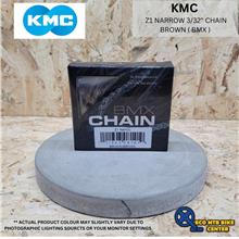 KMC Z1 NARROW 3/32&quot; CHAIN BROWN ( BMX )