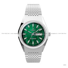 TIMEX TW2U95400 Q Timex Reissue Falcon Eye 38mm SS Bracelet Green