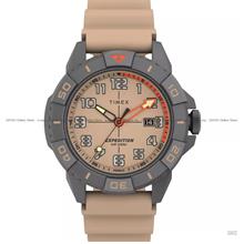TIMEX TW2V40900 Expedition North Ridge Date 41mm Silicone Strap Brown