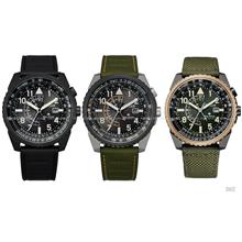 CITIZEN BJ713 PROMASTER Nighthawk Dual Time Aviation Eco-Drive 42mm
