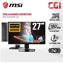 MSI 27&quot; G272QPF-E2 Rapid IPS WQHD 180Hz 1ms