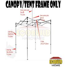 Aluminium Hexagon Canopy / Tent Frame (FRAME ONLY)