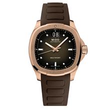 MIDO M049.526.37.291.00 MULTIFORT TV BIG DATE Rectangular 40mm Rubber