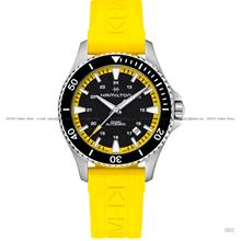 HAMILTON H82395332 KHAKI NAVY SCUBA AUTO 40mm Rubber Yellow