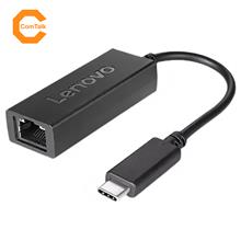 Lenovo USB-C to Ethernet Adapter for Notebook/PC (Black)