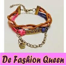 DIY CREATIVE LEATHER BRACELET #A09