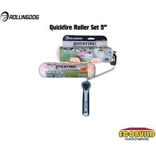 ROLLINGDOG QUICKFIRE SUPER-MICRO HIGH DENSITY MICROFIBER ROLLER SET 9"