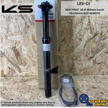 KS LEV CI 30.9 390mm Carbon Dropper Seatpost W/O REMOTE