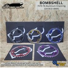 BOMBSHELL 7075-T6 Aluminum Chainring 104 BCD (BMX)