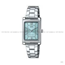 CASIO LTP-1234DD-2A STANDARD Analog 3-Hands 21mm SS Bracelet Aqua Blue