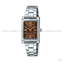 CASIO LTP-1234DD-5A STANDARD Analog 3-Hands 21mm SS Bracelet Brown