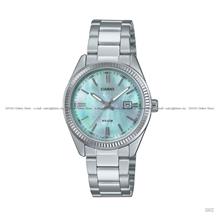 CASIO LTP-1302DS-2AV STANDARD Analog Date 30.2mm SS Bracelet Blue MOP