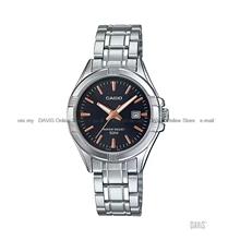 CASIO LTP-1308D-1A2V STANDARD Analog Date 31.2mm SS Bracelet Black