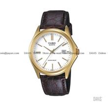 CASIO LTP-1183Q-7A STANDARD Analog 3-Hands Date 28.5mm Leather Brown