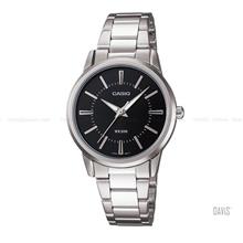 CASIO LTP-1303D-1AV STANDARD Analog 3-Hands 30mm SS Bracelet Black