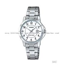 CASIO LTP-V004D-7B STANDARD Analog Date 30.2mm SS Bracelet White