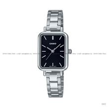 CASIO LTP-V009D-1E STANDARD Rectangle 37.7x20.7mm SS Bracelet Black