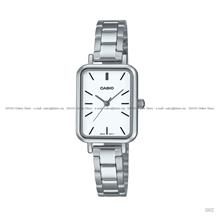 CASIO LTP-V009D-7E STANDARD Rectangle 37.7x20.7mm SS Bracelet White