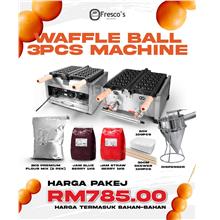 BUSINESS PACKAGE 3pcs Waffle Ball Machine