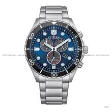 CITIZEN AT2560-84L Eco-Drive Chronograph 43mm SS Bracelet Blue
