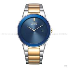 CITIZEN AU1064-85L Eco-Drive Date 40mm SS Bracelet Blue