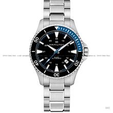 HAMILTON H82315131 KHAKI NAVY SCUBA AUTO Date 40mm SS Bracelet Black