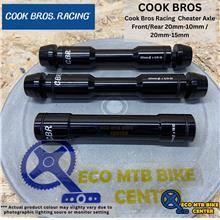 Cook Bros Racing Cheater Axle Front/Rear  (20mm-10mm/20mm-15mm) BMX