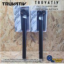 TRUVATIV Stylo T30 Seatpost, 0mm Offset,400mm, Blast Black 30.9/31.6