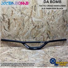 Da Bomb Tactic Cross Handlebar 31.8mm 76mm Rise Black