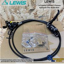 Lewis LV2 Radial Cylinder 2 Pistons Hydraulic Disc Brake Rear