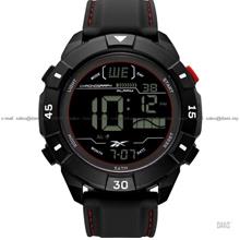Reebok Watch RV-ADT-G9-PBIB-BA ARDENT Digital 50mm Silicone Black