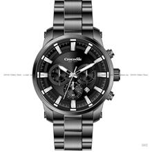 Crocodile Watch CR7473.128C Chronograph 45mm SS Bracelet Gunmetal