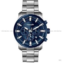 Crocodile Watch CR7474.158C Chronograph 45mm SS Bracelet Blue