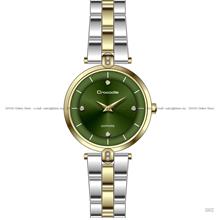 Crocodile Watch CR8044.368 Stones Sapphire 30mm Two-ToneBracelet Green