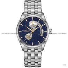 HAMILTON H32705140 JAZZMASTER OPEN HEART Auto 42mm SS Bracelet Blue