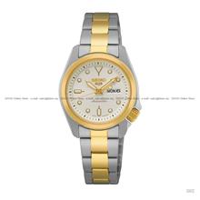 SEIKO 5 Sports SRE004K1 Women Day Date Auto 28mm Bracelet Silver Gold