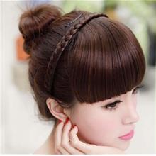 Braid hair bang extension ZX17/ ready stock/ rambut palsu