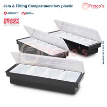 Waffle Jam &amp; Filling Compartment box plastic