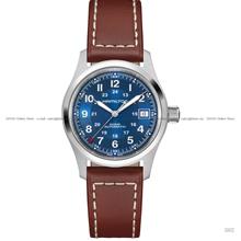 HAMILTON H70455540 KHAKI FIELD Date Automatic 38mm Leather Blue Brown