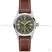 HAMILTON H70455560 KHAKI FIELD Date Automatic 38mm Leather Green Brown