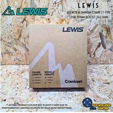 LEWIS ALU MTB Aluminum Crank | T-TYPE | Dub 29MM BOOST