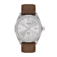 TISSOT T151.422.16.031.00 PRC 100 SOLAR Quartz 39mm Leather Silver