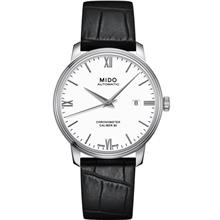 MIDO M027.408.16.018.00 BARONCELLI Gent Automatic COSC leather white