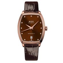 MIDO M041.307.36.296.00 BARONCELLI Diamonds Auto 31mm Leather Brown