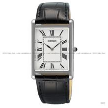 SEIKO SWR103P1 CONCEPTUAL Classic Quartz 27.2mm Leather White Black