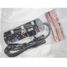 3 GANG EXTENSION SOCKET C/W 2MTR WIRE(BLACK)