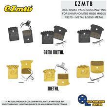 EZMTB Disc Brake Pads (Cooling Fins) for Shimano