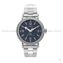 TIMEX TW2W20500 Waterbury Standard Coin Edge Quartz 40mm Bracelet Blue